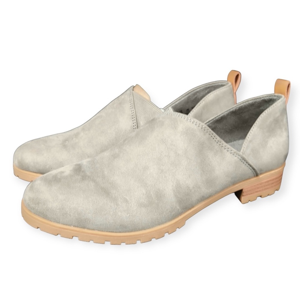 Dr. Scholl's Retrograde Slip-On Shoes in Steel Grey Microfiber